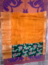 Elegant Dark Green Floral Printed Dola Silk Saree with Zari Border – Festival & Wedding Wear Silk Blend Saree