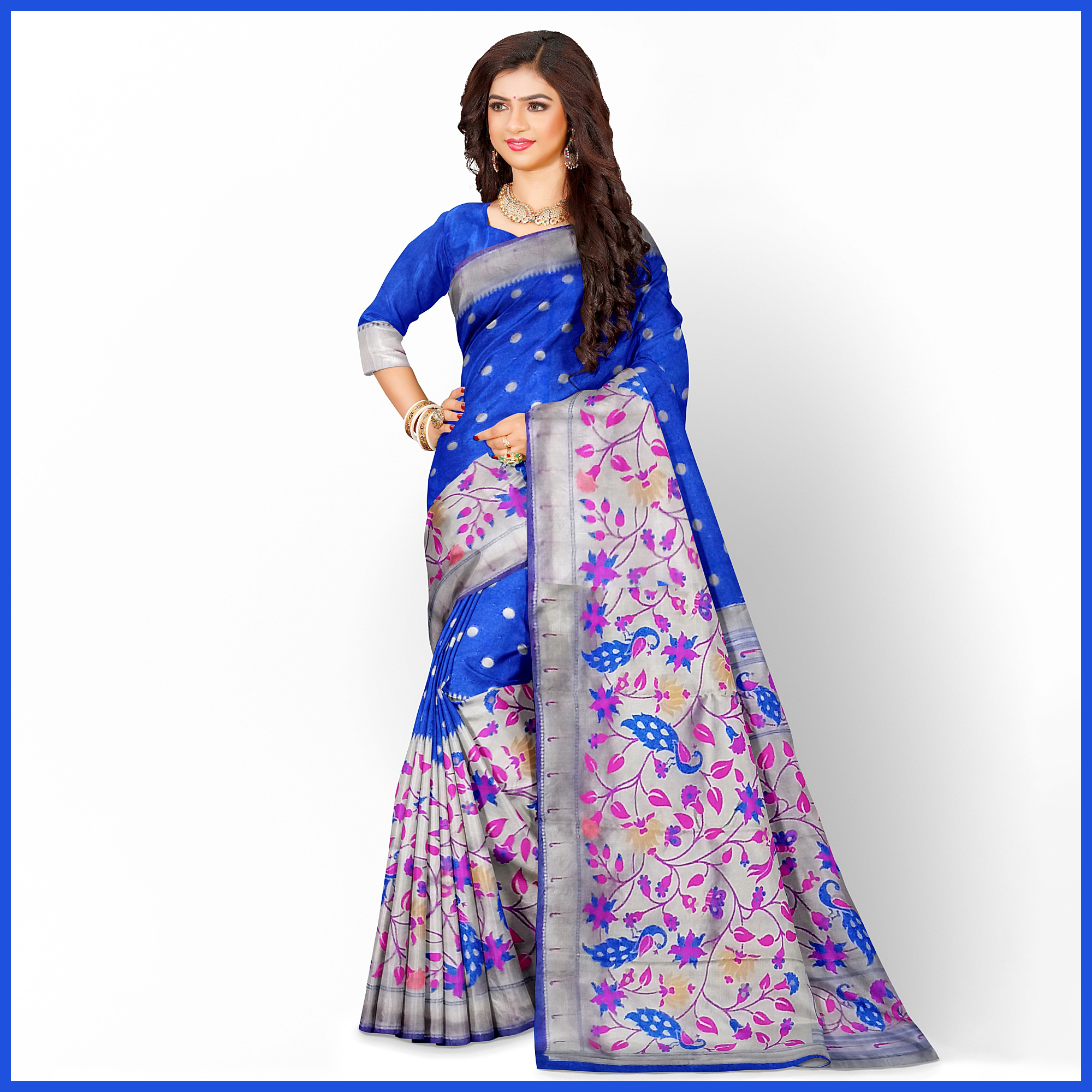 Fancy Wedding Party Saree
