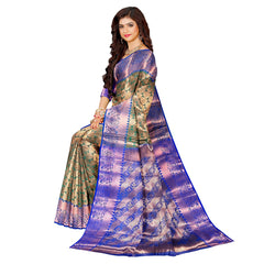 Handwoven Kanchi Silk Saree Zari Brocade Border - Wedding Saree